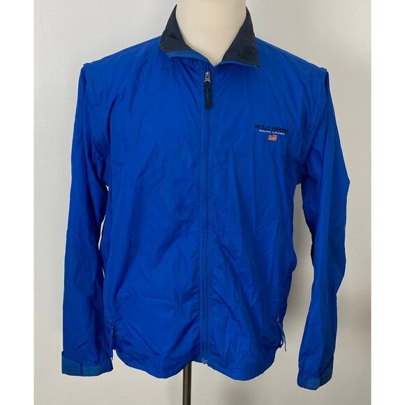 VTG Polo Sport Ralph Lauren lightweight nylon windbreaker vest jacket, M - Picture 1 of 6